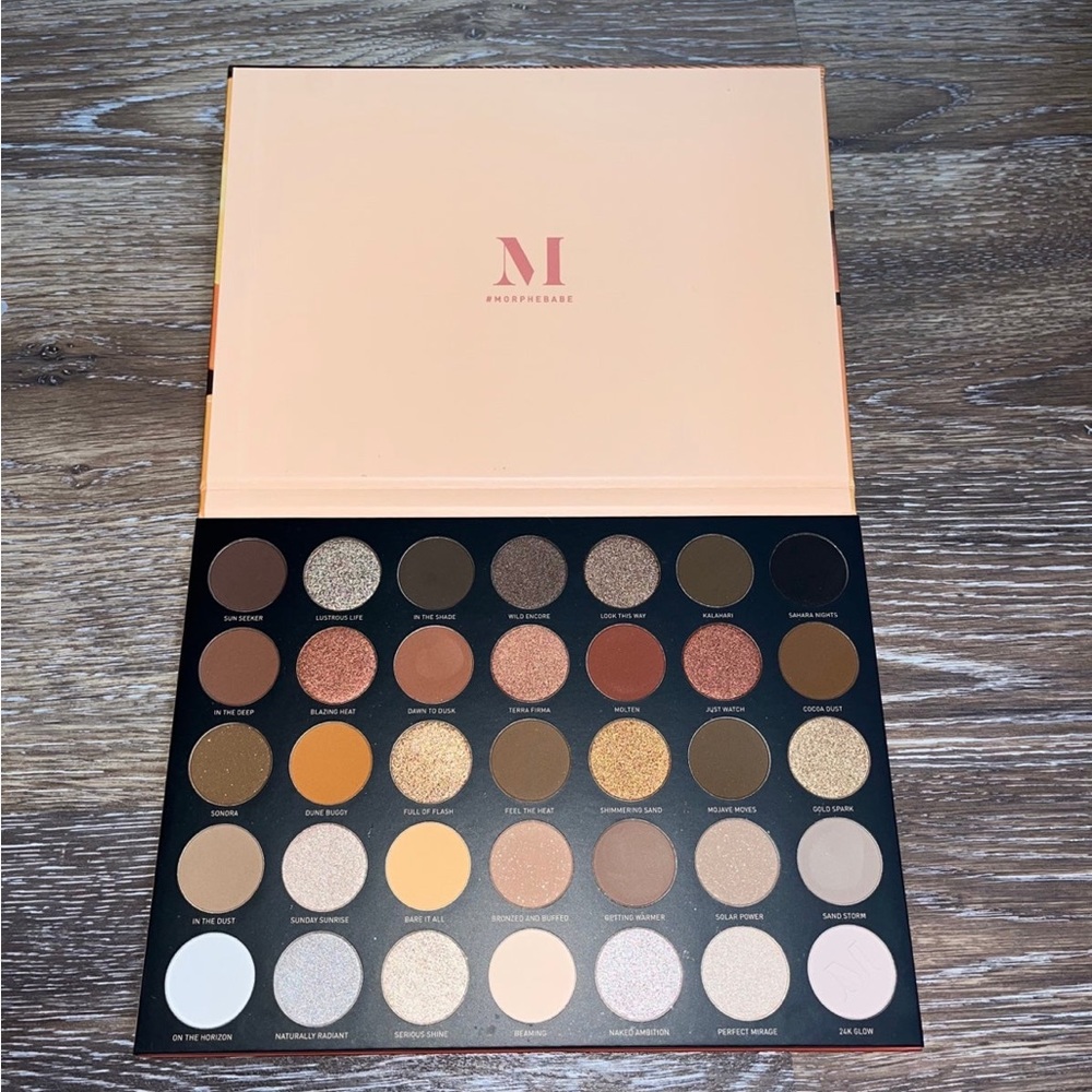 Morphe 35U glided desert eyeshadow palette